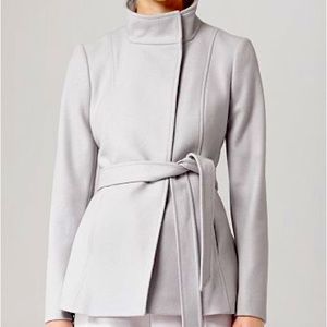 Reiss Jacket - Hermitage Belted Wool | Lavender | Small